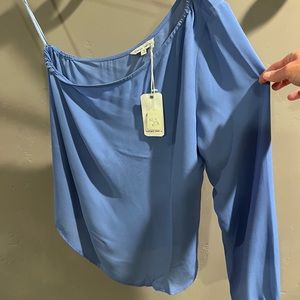 One shoulder dressy top